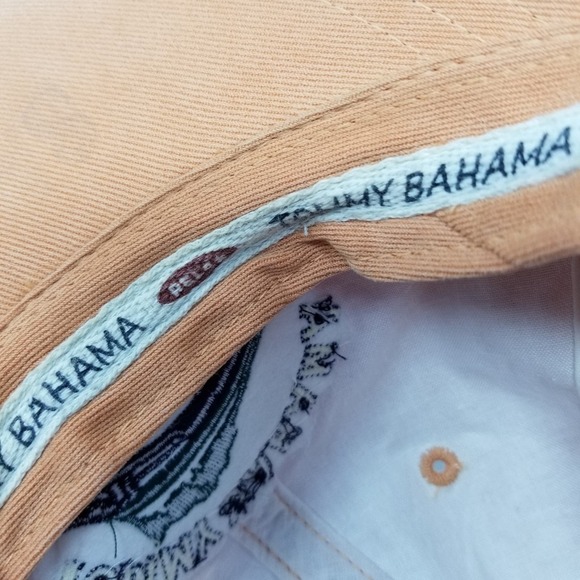 Vintage 90's Tommy Bahama Ball Cap Cotton Adjustable Guys Girls Men's - Picture 5 of 10